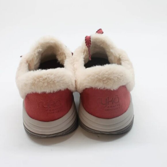 NWT Ryka Women's Avid Lace Up Cozy Ankle Boot Red Size 9 M $100 RY1224 - Picture 2 of 4